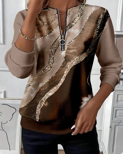 Luxury Flow Zip Shirt - By Larimio Paris