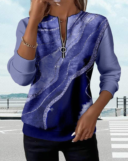 Luxury Flow Zip Shirt - By Larimio Paris